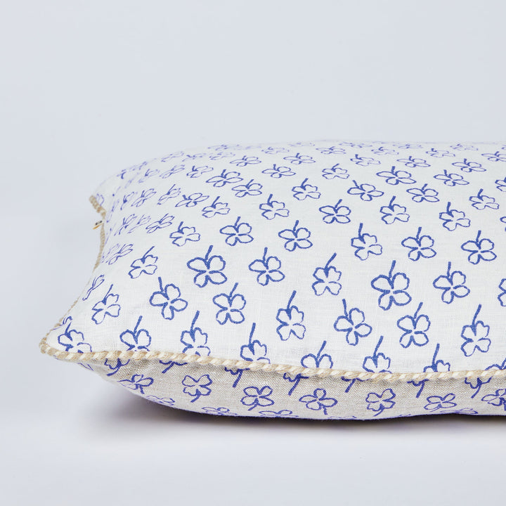 Mini Clover Yves Klein Blue Cushion