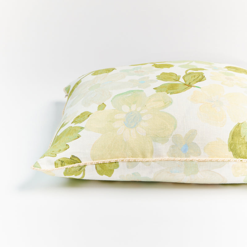 Mini Pastel Floral Green 50cm Cushion