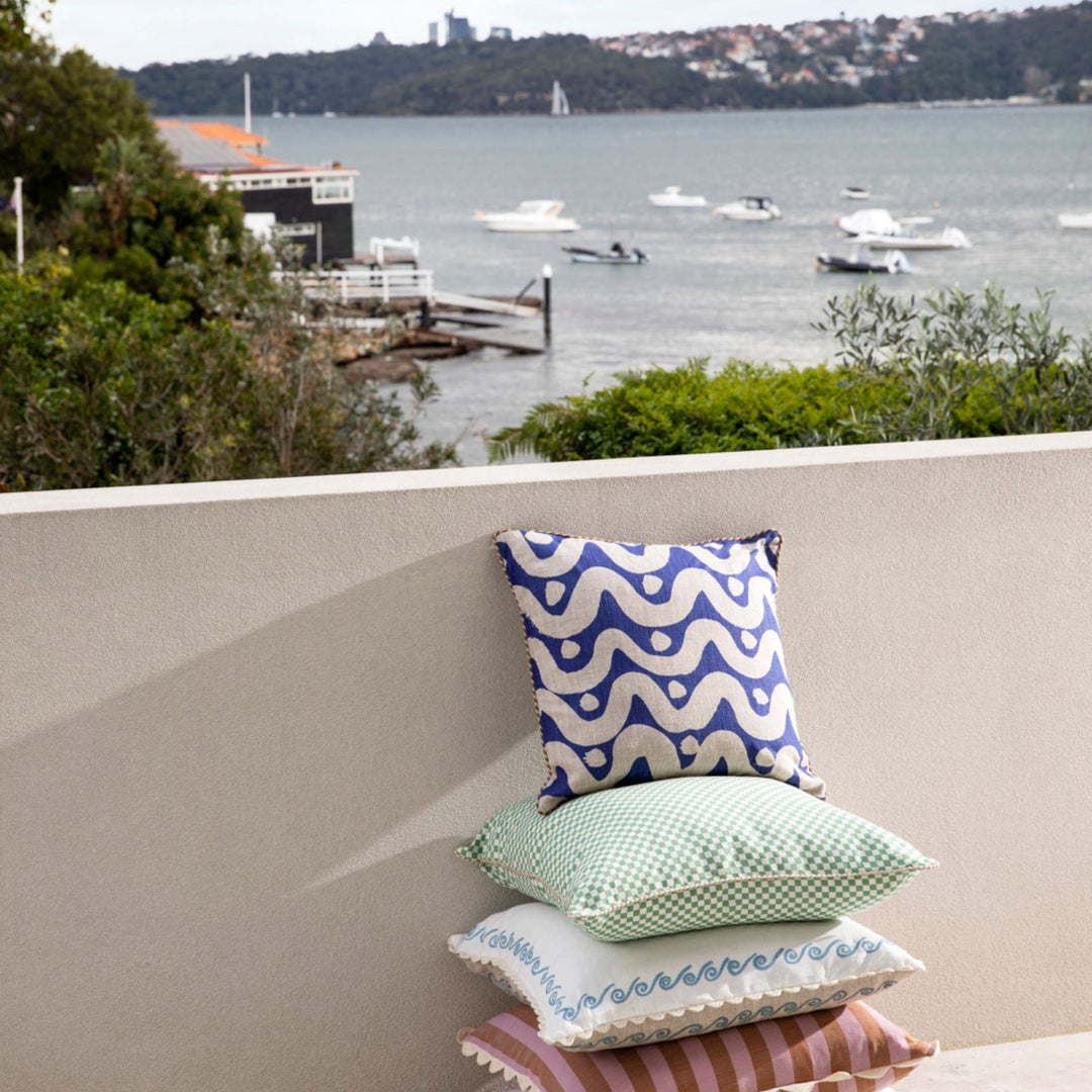 Billow Yves Klein Blue 50cm Cushion