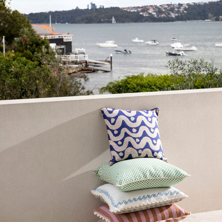 Billow Yves Klein Blue 50cm Cushion