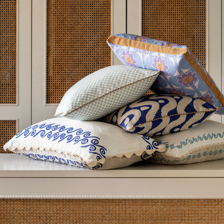 Billow Yves Klein Blue 50cm Cushion
