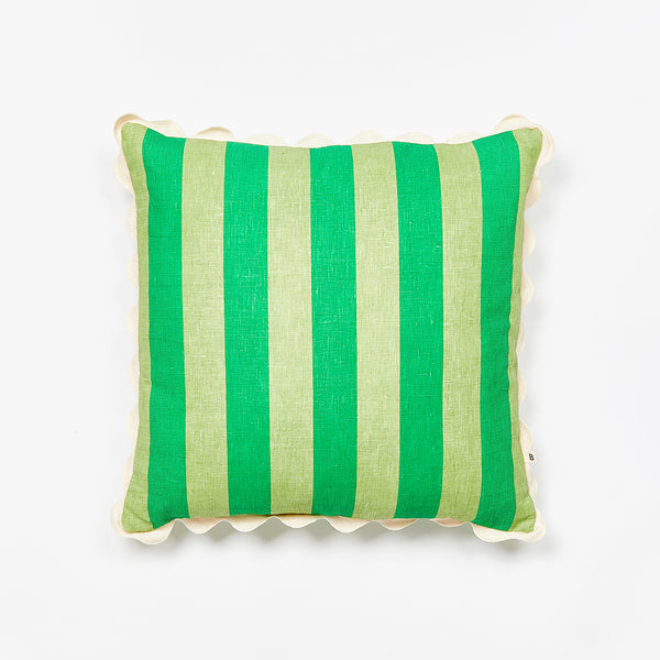 Bold Stripe Green 50cm Cushion