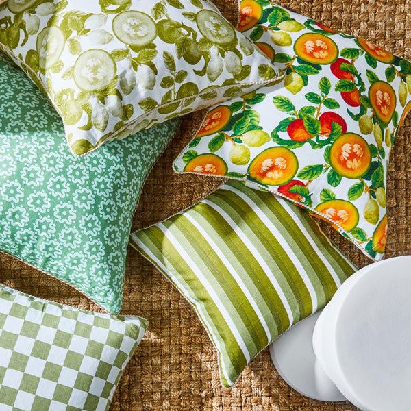 Rockmelon Khaki 60cm Cushion