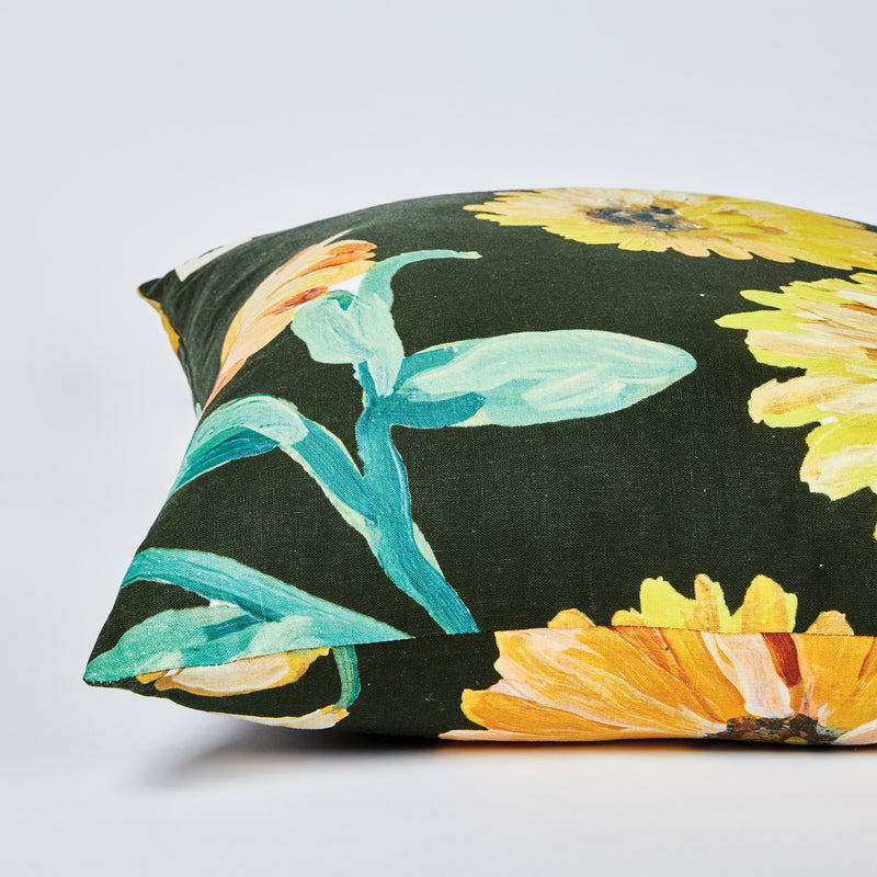 Spring Patch Dark Green 60cm Cushion