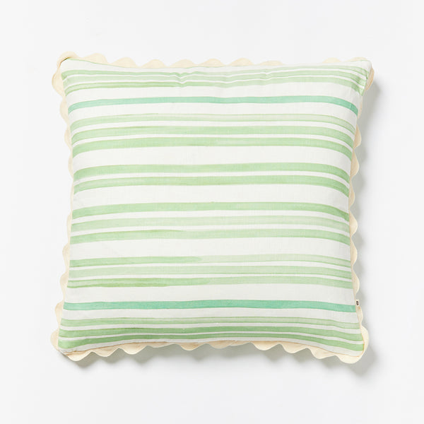 Stripe Green 60cm Cushion