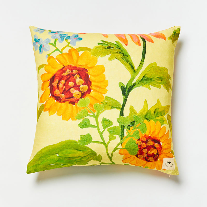 Beach Club Yellow 60cm Cushion