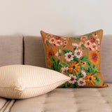 Flower Bed Tan 60cm Cushion