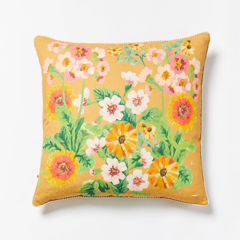 Flower Bed Tan 60cm Cushion