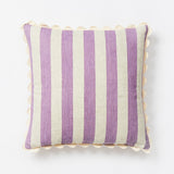 Bold Stripe Lilac Peach 60cm Cushion