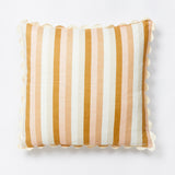 Florence Stripe Wheat 60cm Cushion