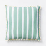 Florence Stripe Pistachio 80cm Cushion
