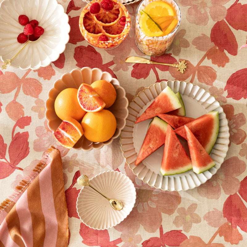 Marumitsu Oval Plate Small Pink