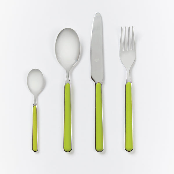 Fantasia Cutlery Set: Olive Green