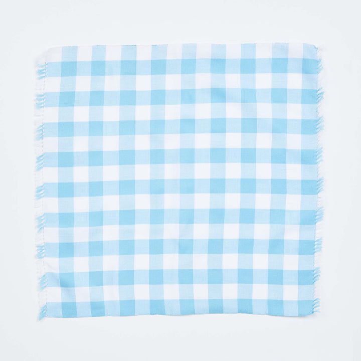 Gingham Blue Napkins (set of 4)