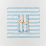 Woven Stripe Powder Blue Napkins (set of 6)