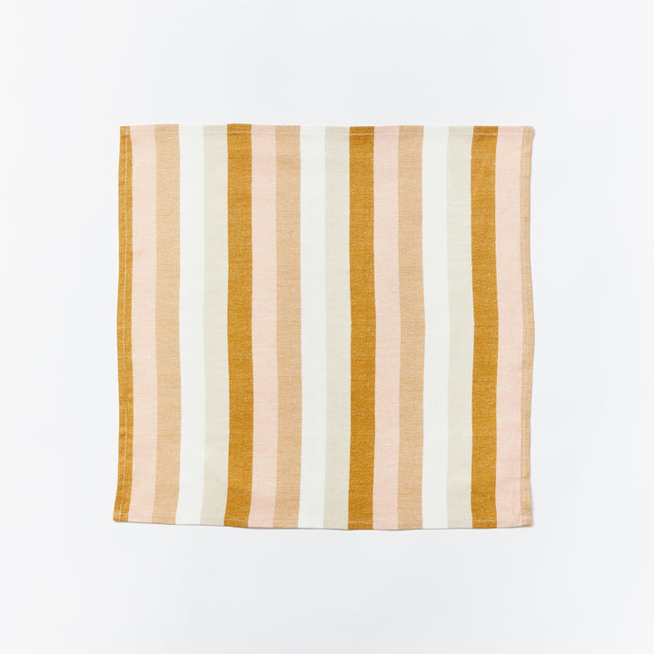 Florence Stripe Wheat Napkins (set of 4)