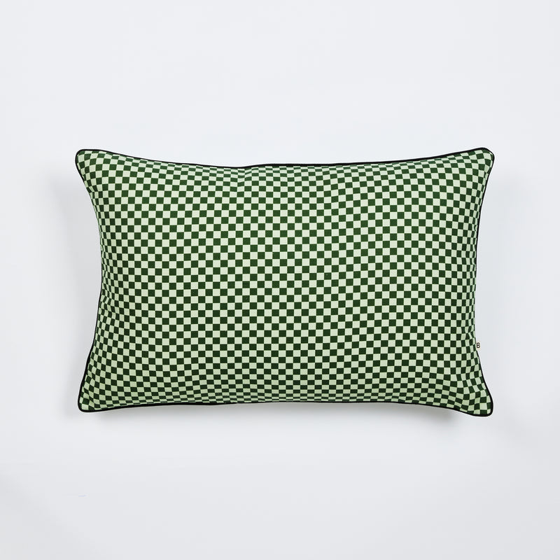 Tiny Checkers Leaf 60x40cm Outdoor Cushion