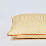 Tiny Checkers Vanilla 60x40cm Outdoor Cushion