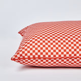 Tiny Checkers Red 60x40cm Outdoor Cushion