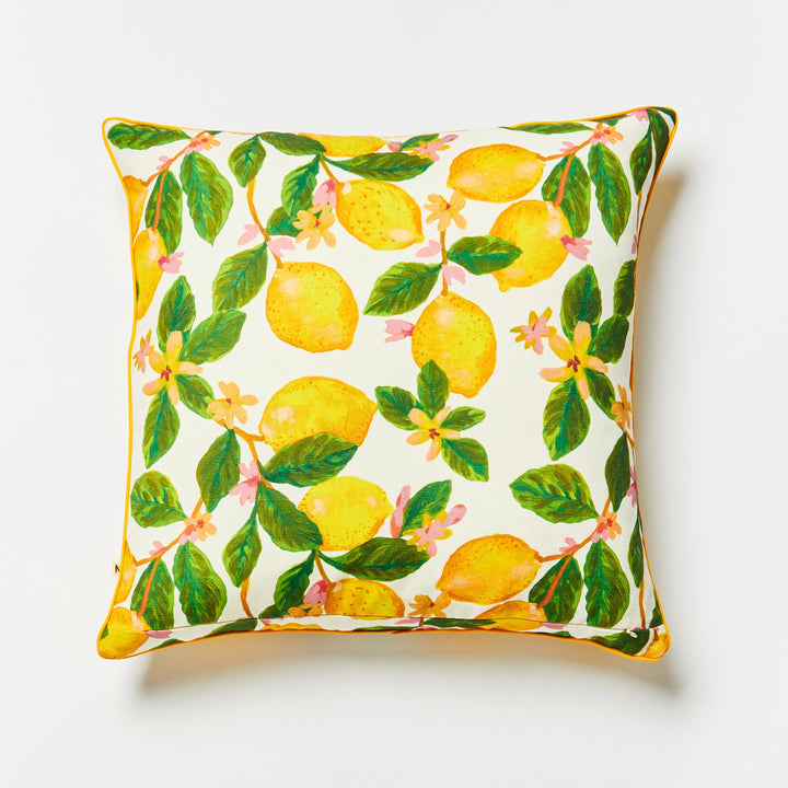 Capri Yellow Outdoor Cushion