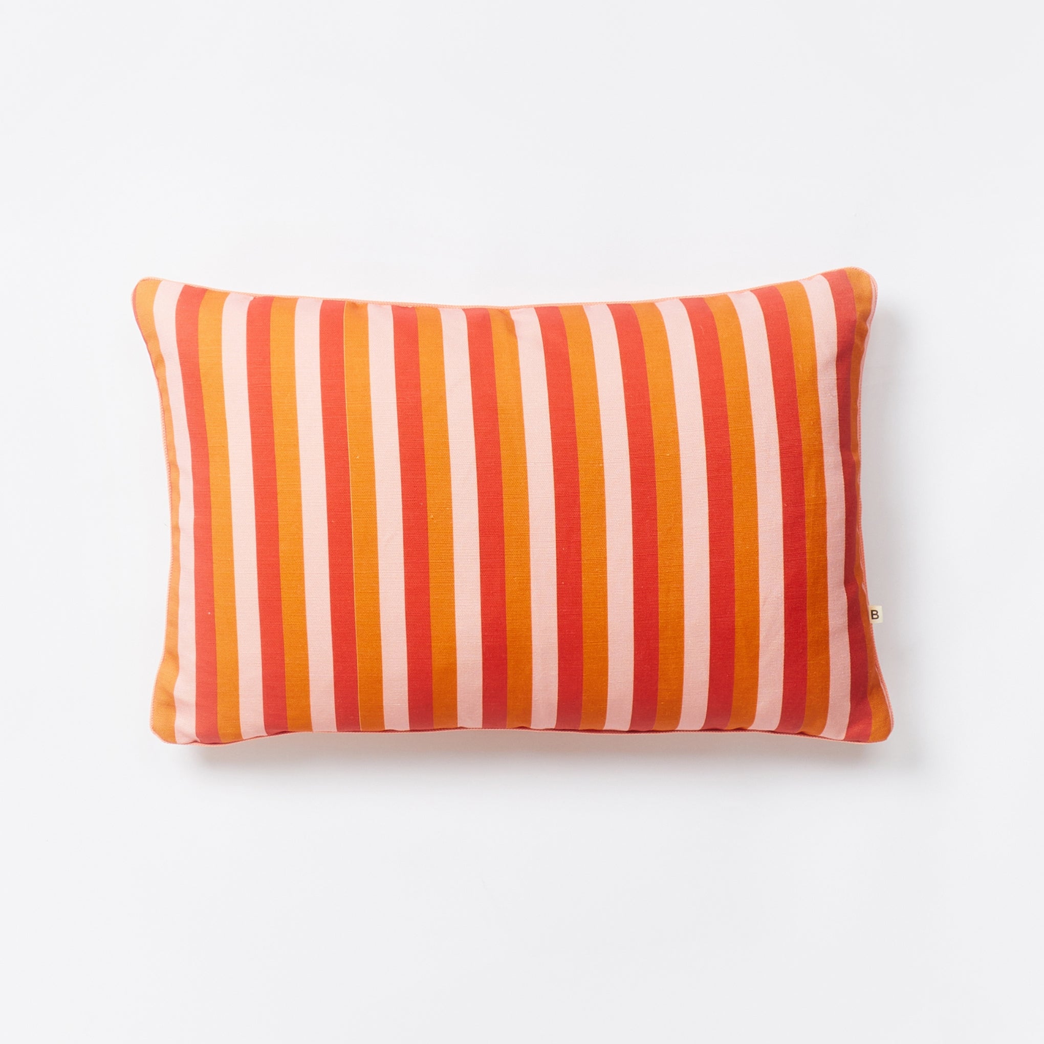 Florence Stripe Red 60x40cm Outdoor Cushion
