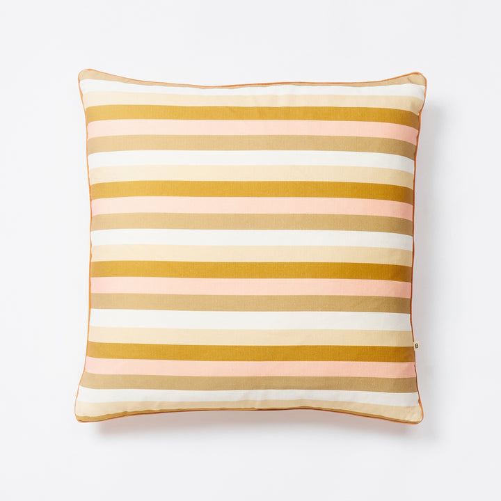 Florence Stripe Wheat Outdoor Cushion
