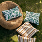 Florence Stripe Wheat 60cm Outdoor Cushion