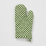 Tiny Checkers Leaf Oven Mitts (set of 2)