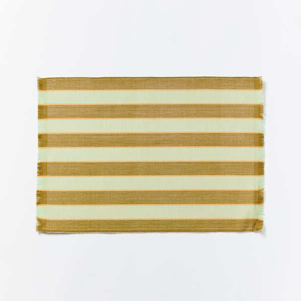 Stripe Khaki Placemats (set of 4)