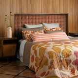 Small Dogwood Rust Pillowcases (set of 2)