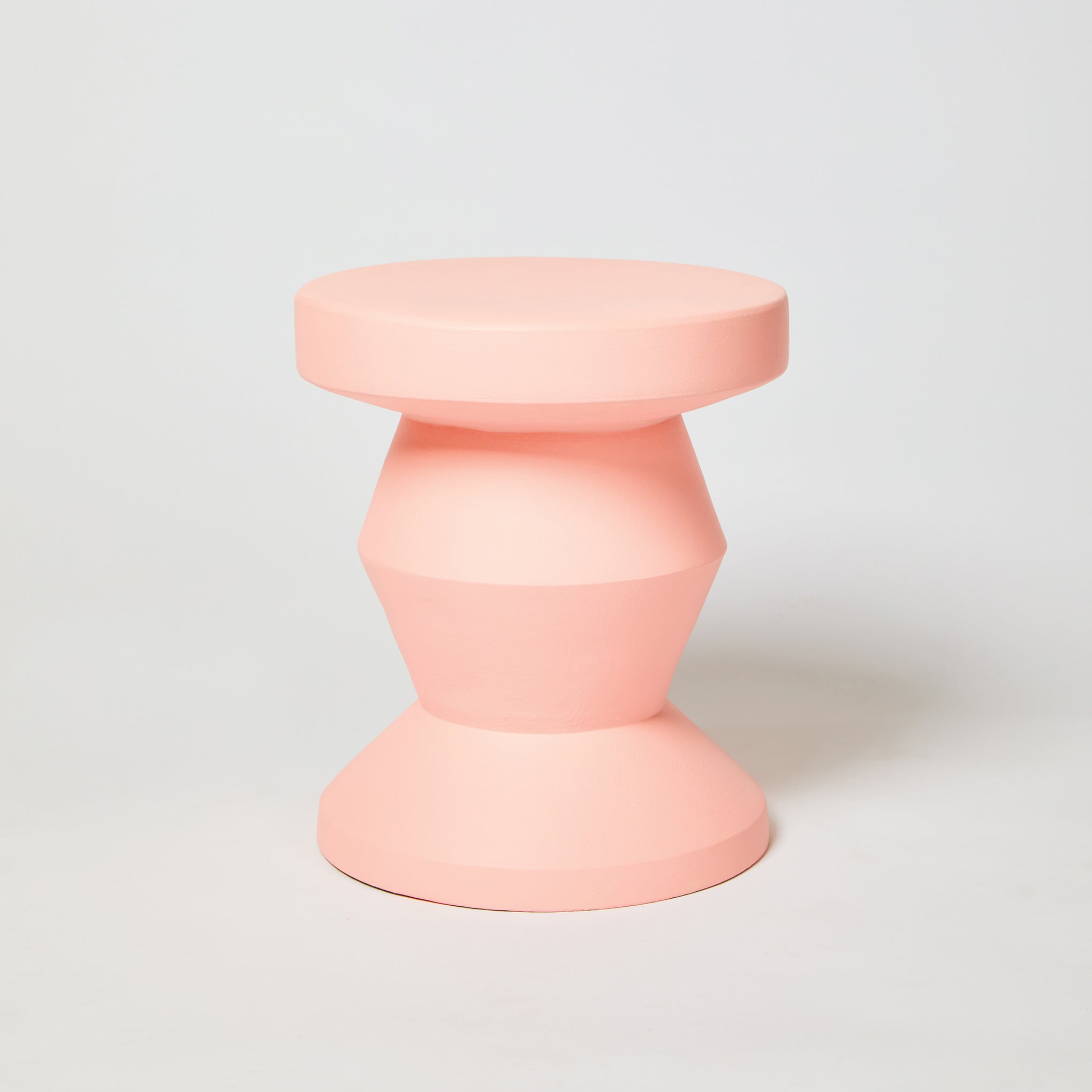 Pedestal Side Table Pink