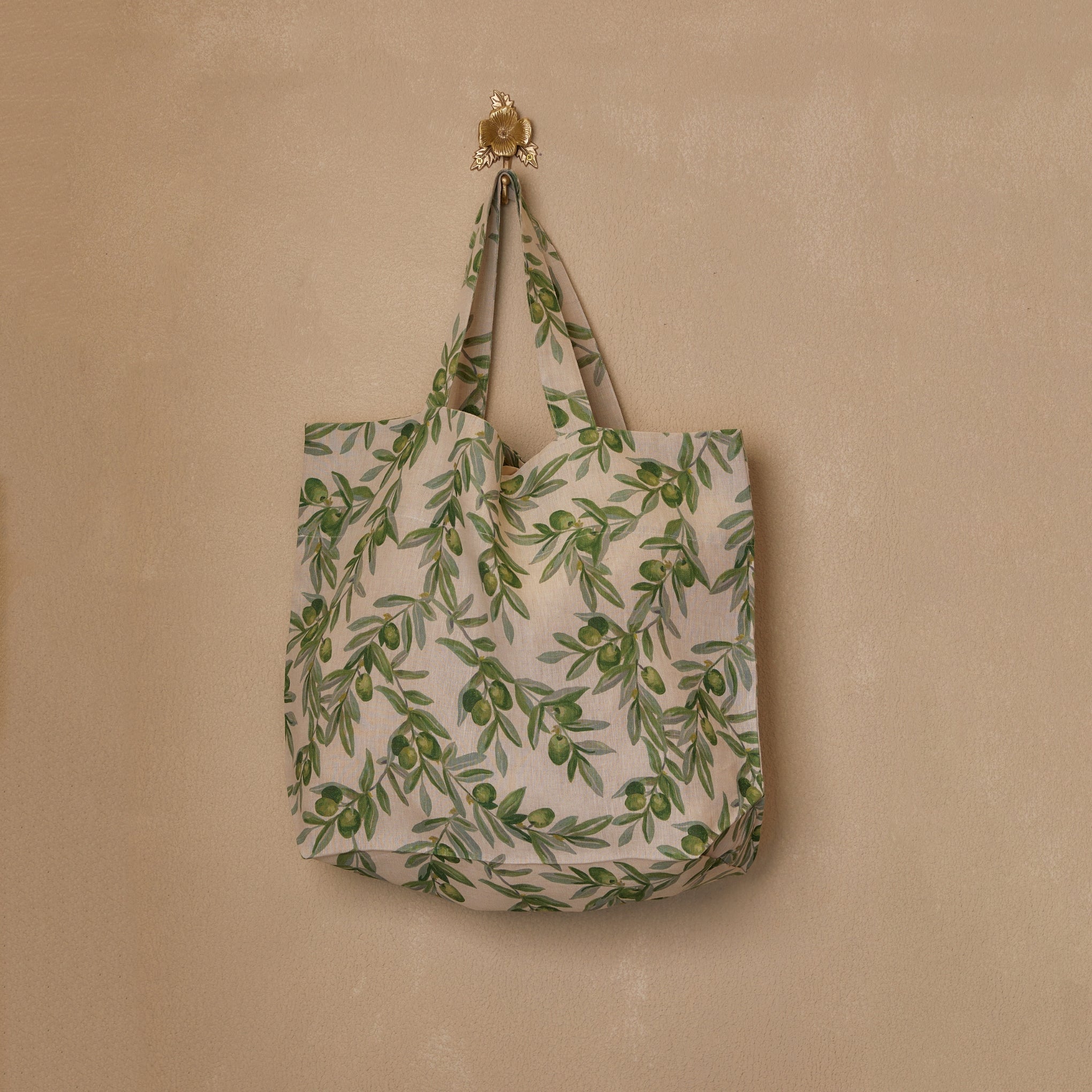 Olive Green Tote Bag