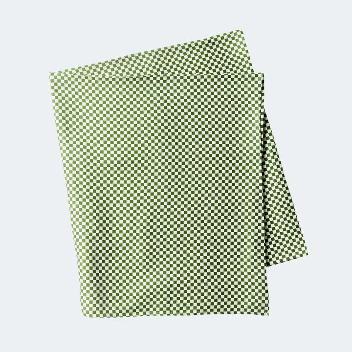 Tiny Checkers Leaf Tablecloth