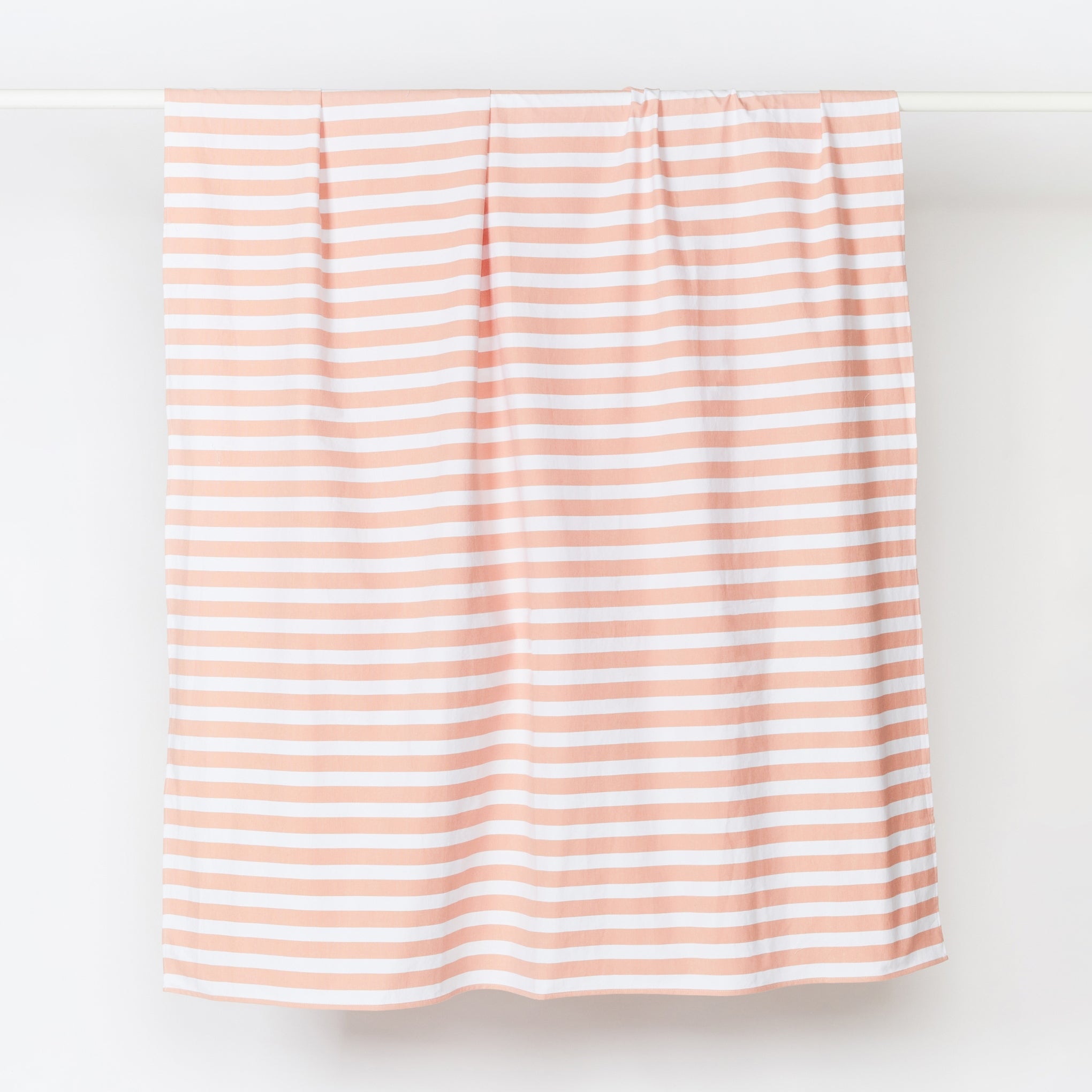 Woven Stripe Pink Tablecloth