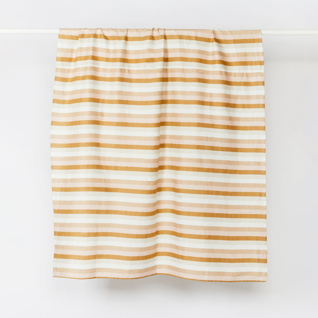 Florence Stripe Wheat Tablecloth