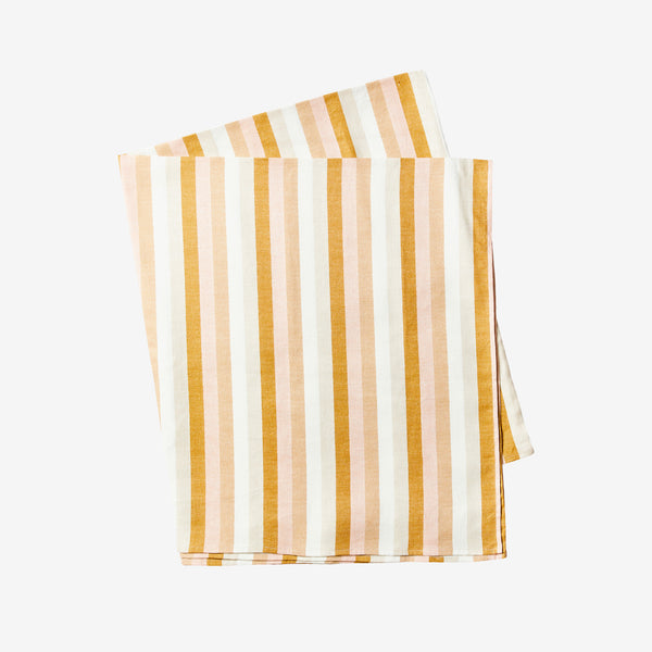 Florence Stripe Wheat Tablecloth