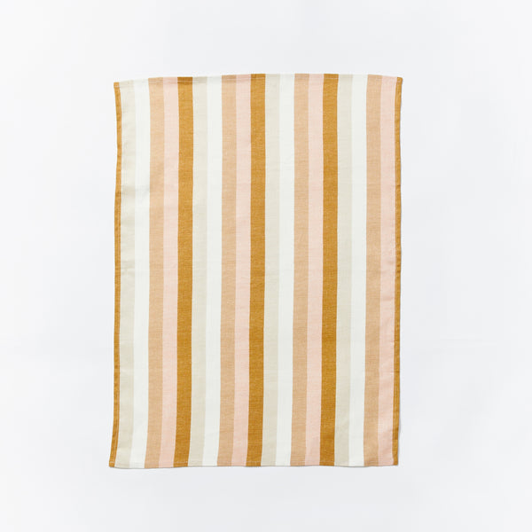 Florence Stripe Wheat Tea Towel
